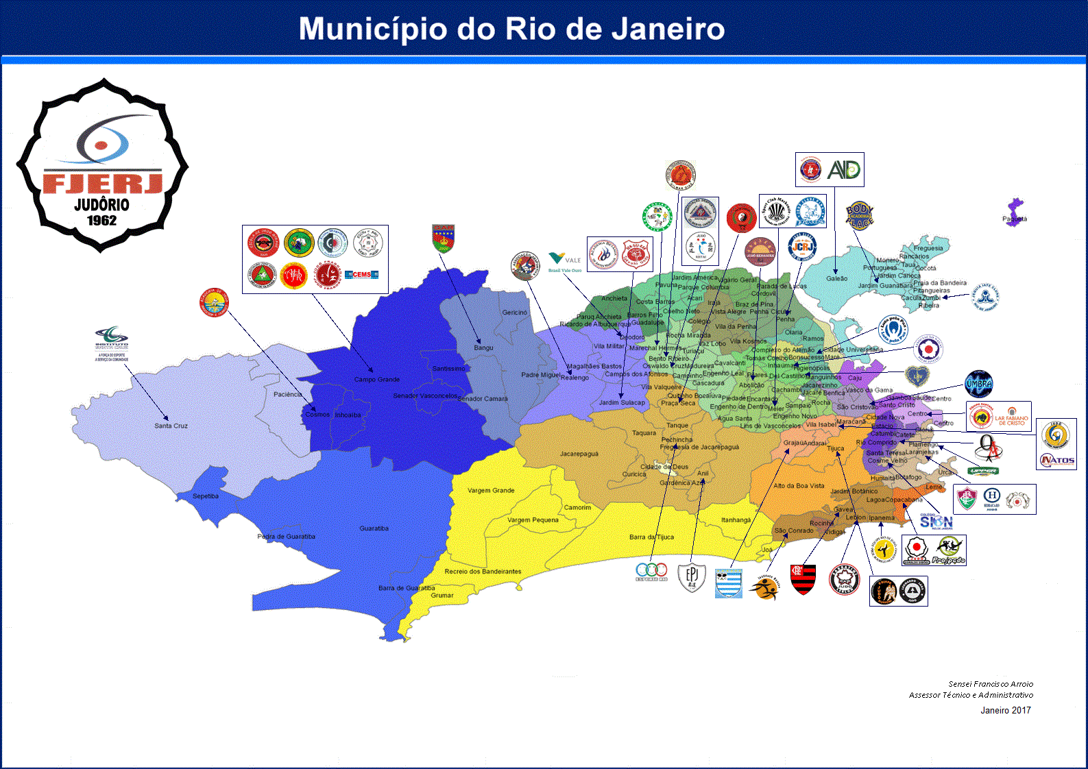 Mapa Da Cidade Do Rio De Janeiro