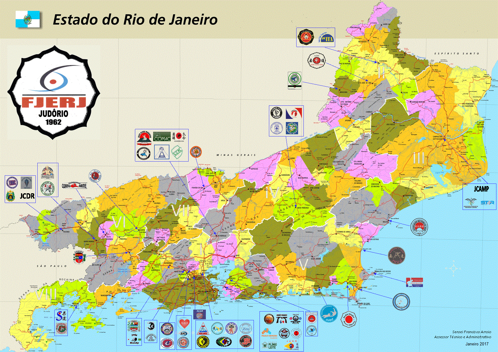 Mapa Do Estado Do Rio De Janeiro